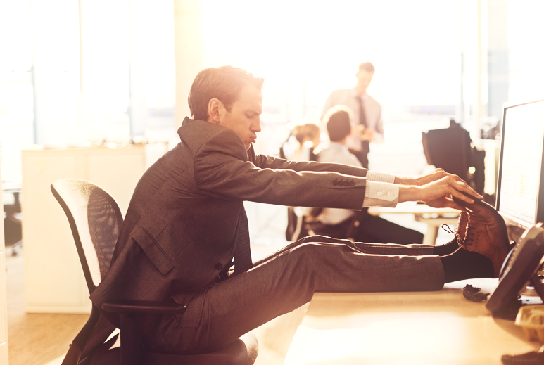 Упражнения при работе за компьютером