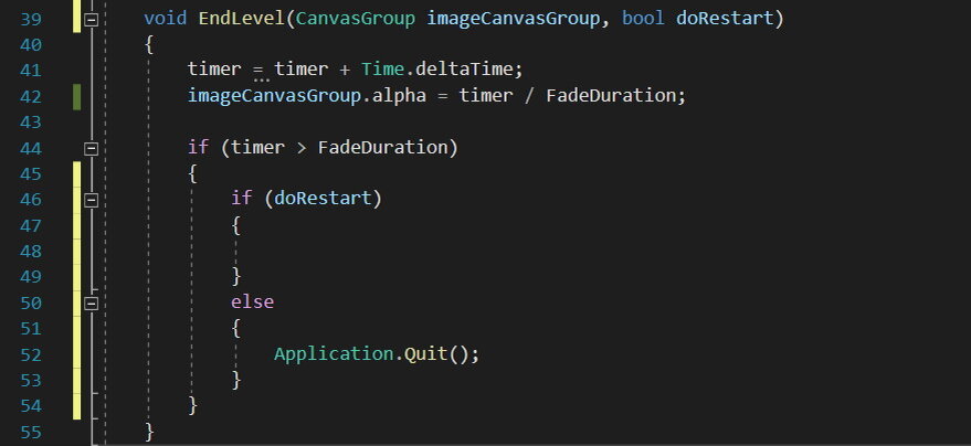 Метод EndLevel()