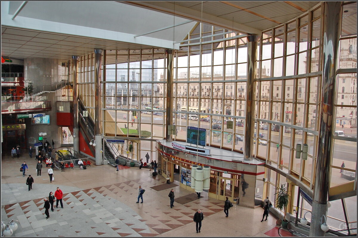 Минск. Ж/д вокзал, главный вход