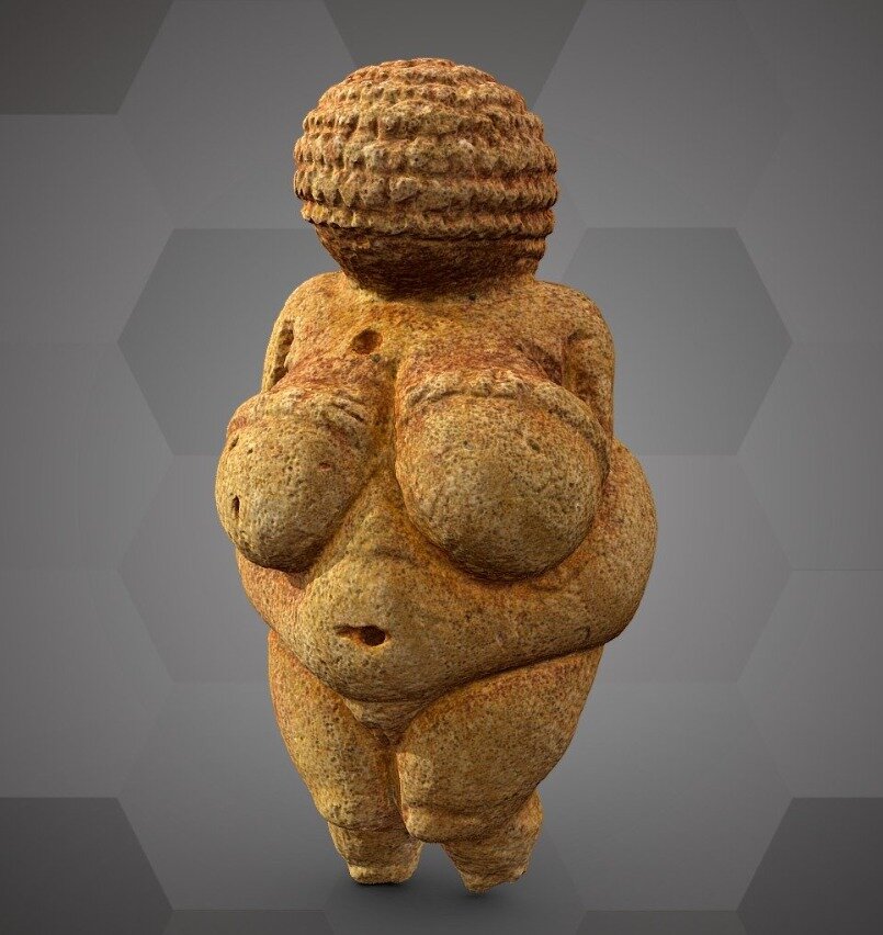 Венера Виллендорфская, возраст 29 500 лет. Музей естествознания в Вене, Австрия. Источник фото: https://www.nhm-wien.ac.at/forschung/praehistorie/forschungen/venus-forschung