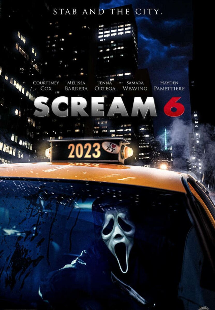 Новинки в кинотеатрах 2023. Крик Постер. Крик 6 Постер. Scream 6 2023. Шестерка Постер крутой.