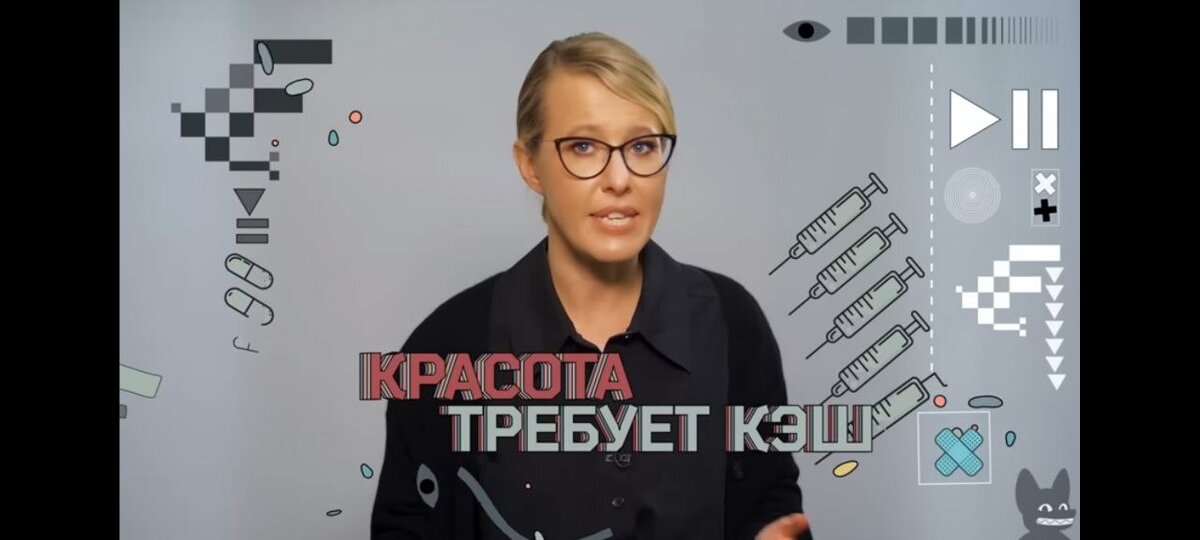 Фрагмент передачи Ксении Собчак об аппаратной косметологии  "Осторожно Собчак"
