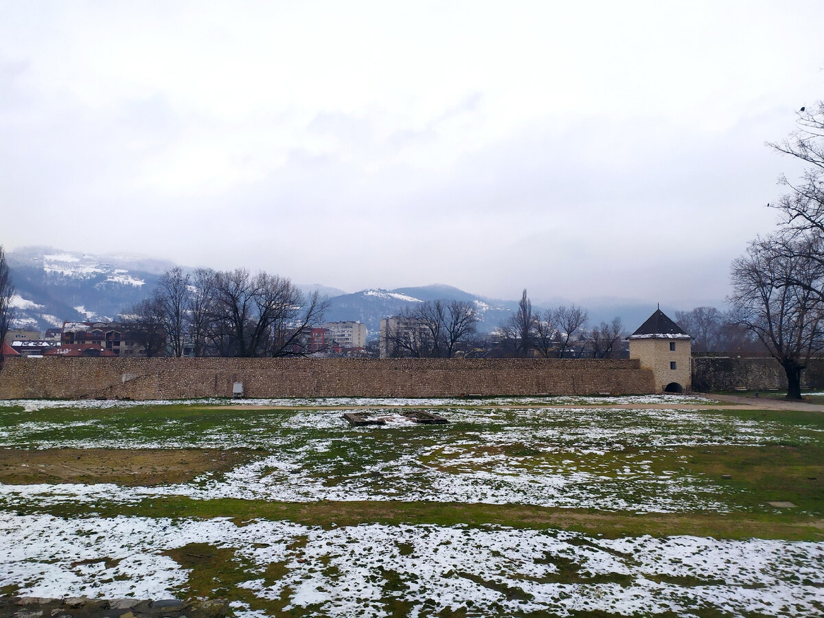 Крепость в городе Баня Лука, Босния и Герцеговина