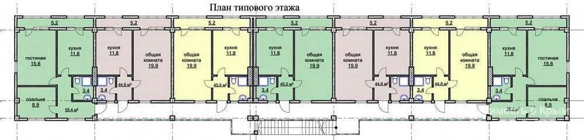 Сп 1 ширина коридора