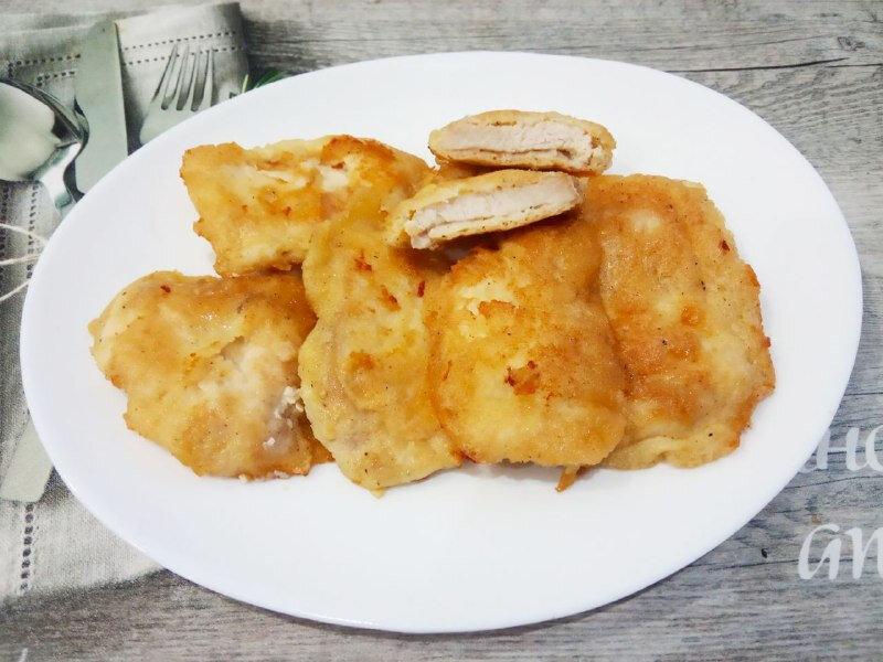 Куриное филе в кляре