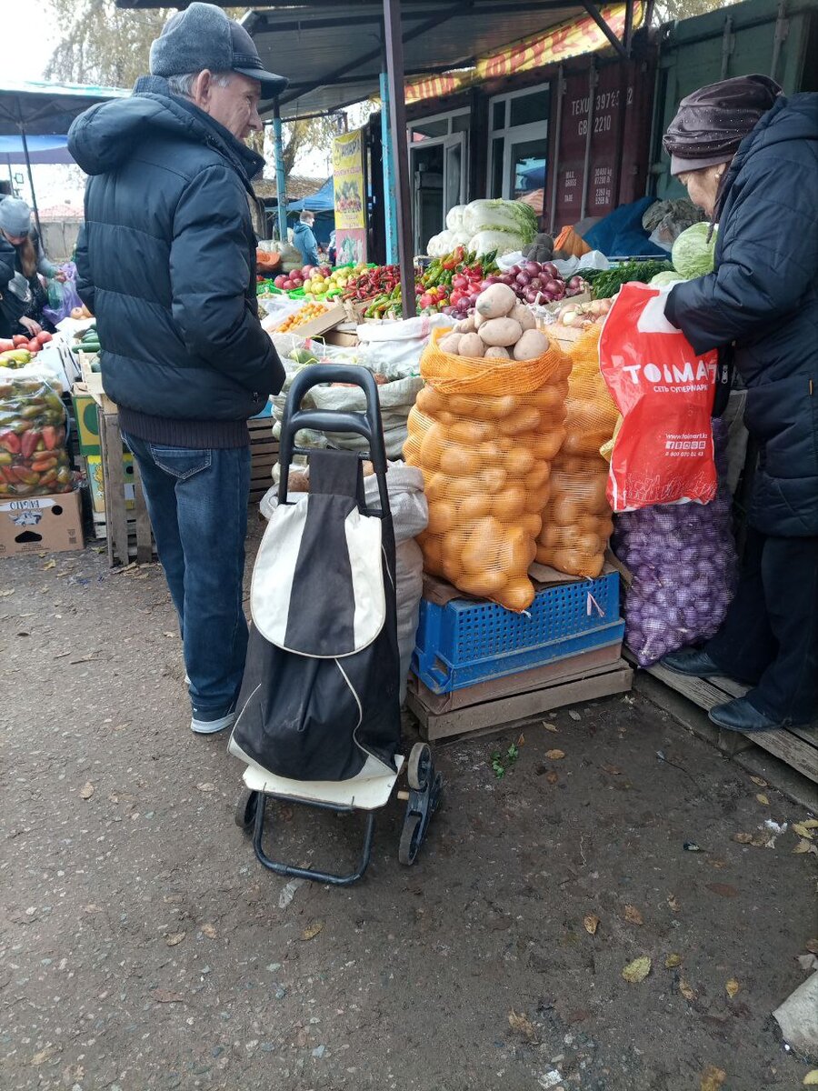 рынок в Капчагае