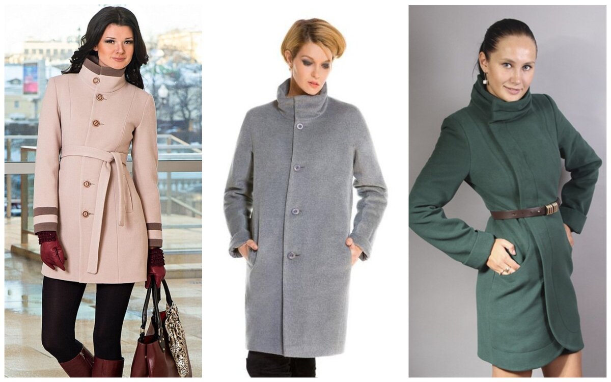 Как и с чем носить пальто с воротником-стойкой: 10 способов выглядеть красиво и модно