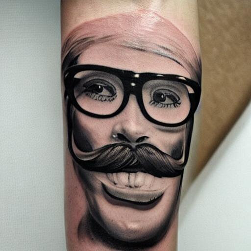 Татуировки на предплечье.