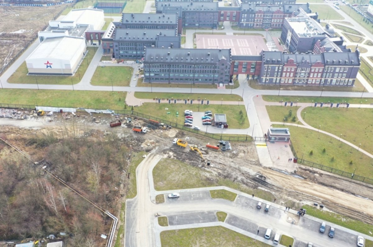    В Калининграде строят новую дорогу для разгрузки ул. Артиллерийской