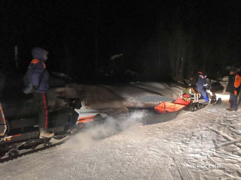     На поиски пропавших выехали пять спасателей. Фото: МЧС по Мурманской области