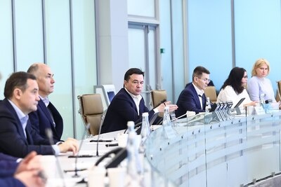    Совещание Губернатора Московской области Андрея Воробьева с руководящим составом правительства Московской области и главами городских округов © Антон Чернов, «Подмосковье Сегодня»