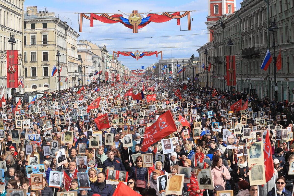 бессмертный полк в с петербурге