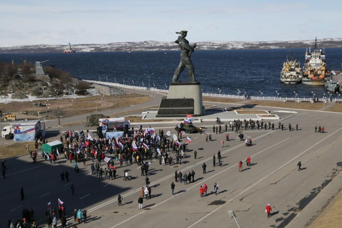    Чибис поздравил жителей Североморска с 72-летием города