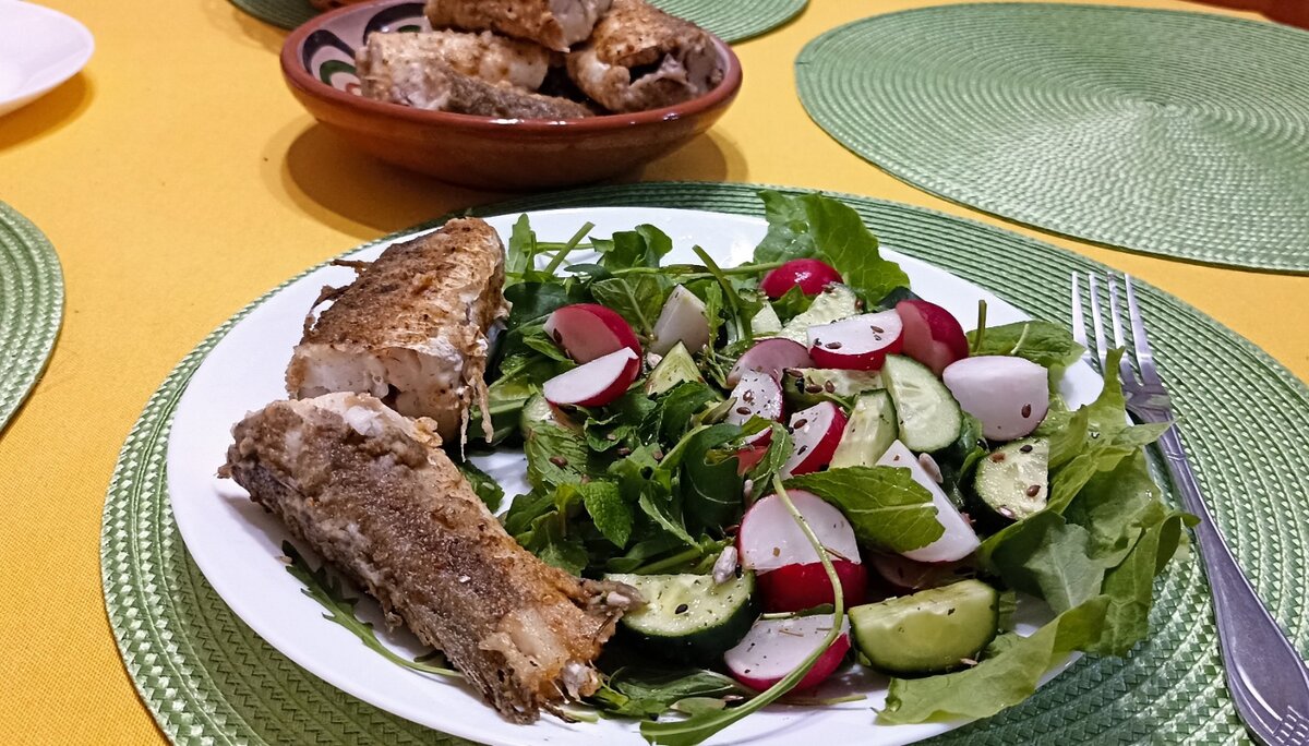 Рыба с овощами и оливковым маслом от Ольги З. Вот так должен выглядеть ваш ужин.