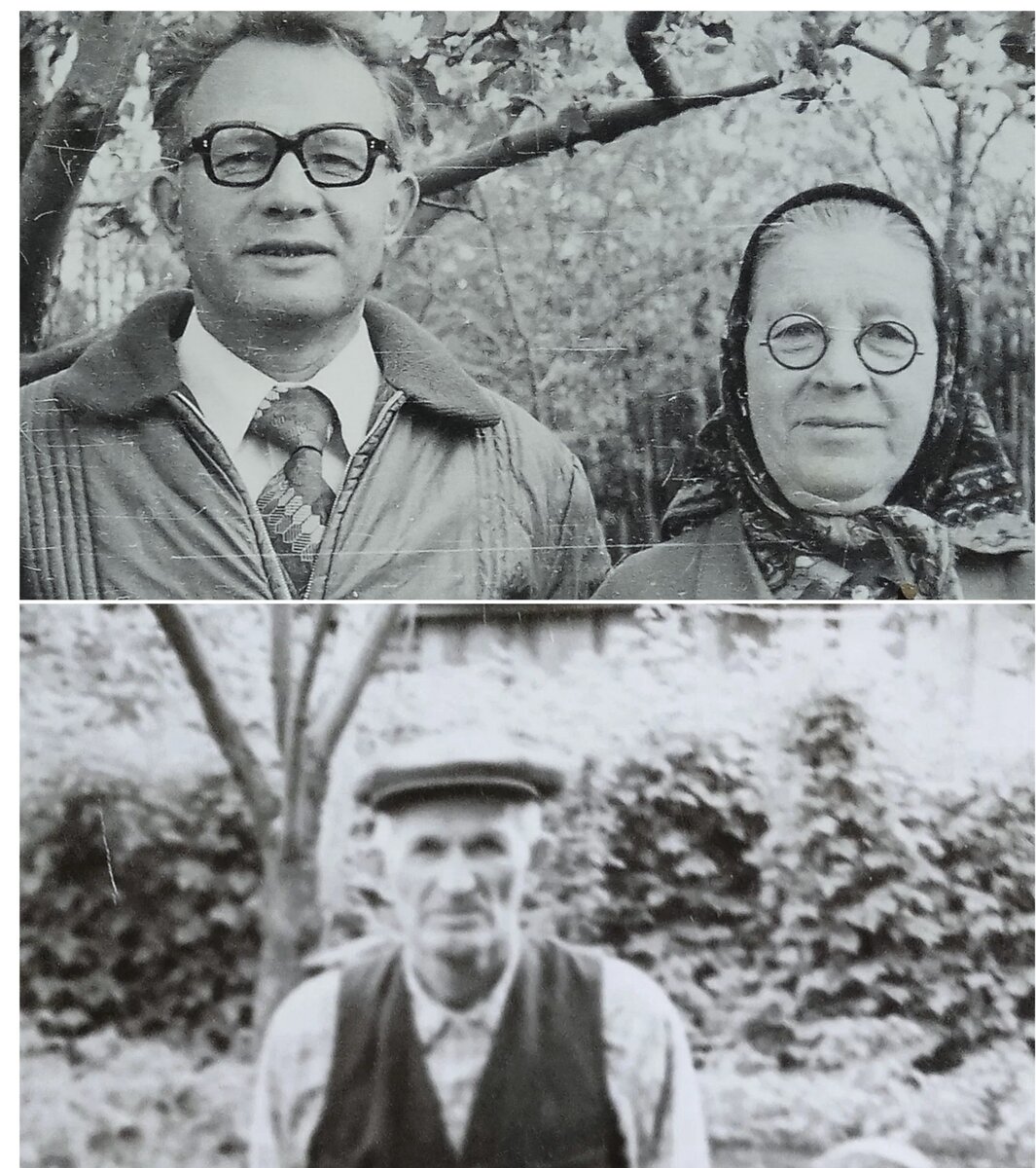 Мой отец и деды в весеннем саду