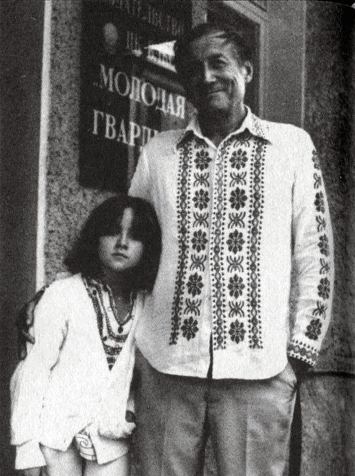 —Евгений Евтушенко и Ника Турбина ( фото из открытого источника)