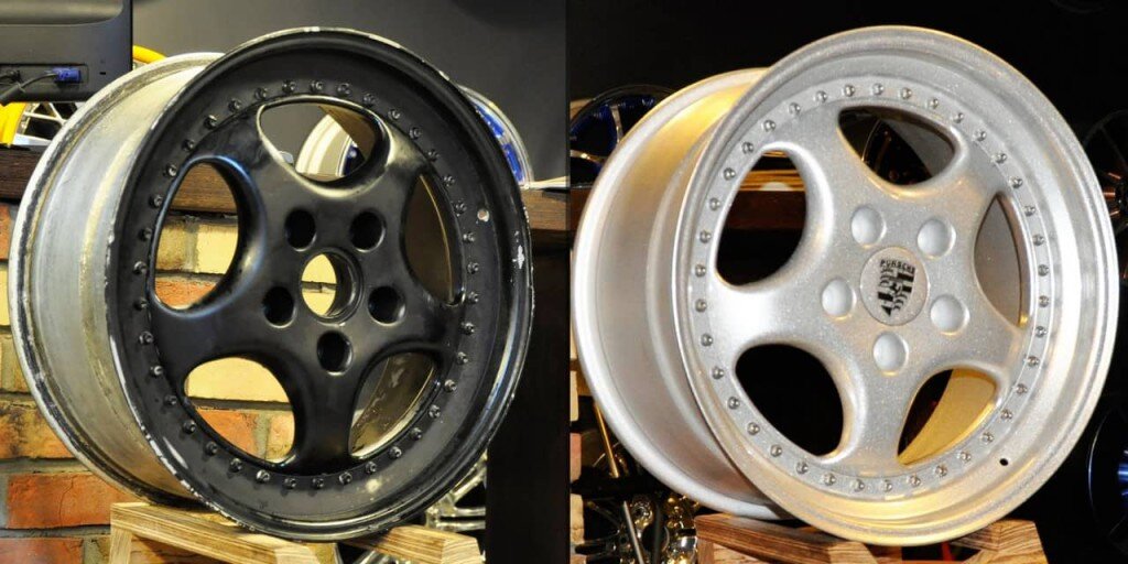 Диск до и после ремонта