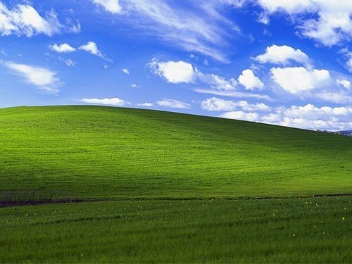 Заставка безмятежность windows xp