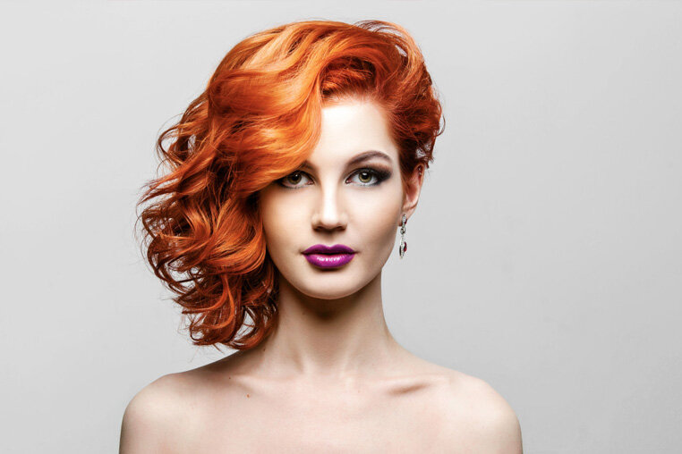 Карвинг идеально подходит для тонких волос средней длины.