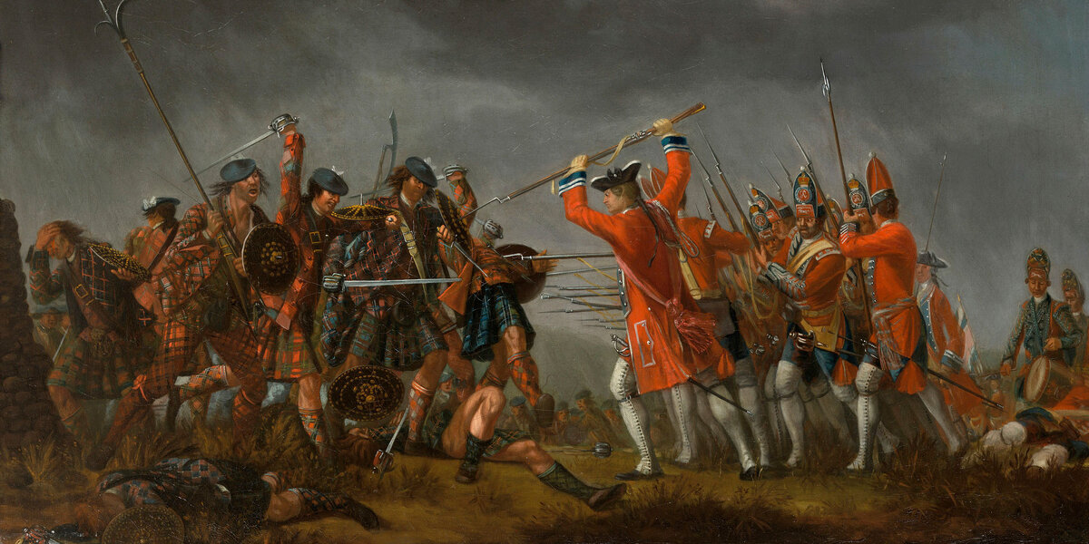 Дэвид Морье. «Сражение при Каллодене». Ок. 1745-1780