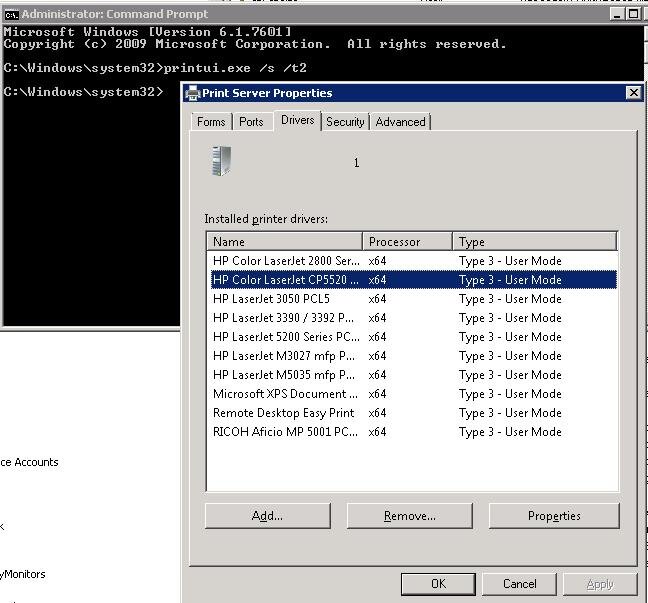 Type mode. Printui.exe /s /t2. Printui удаление драйвера принтера. Microsoft MS-XPS class Driver 2. XPS Print Error.