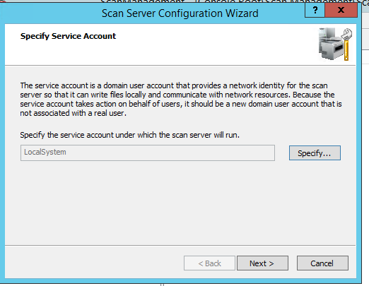 Scan server. Scan server