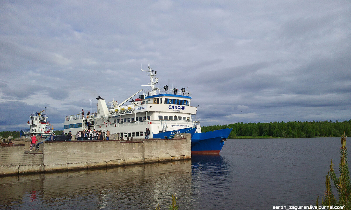 Теплоход Беломорье Архангельск Соловки