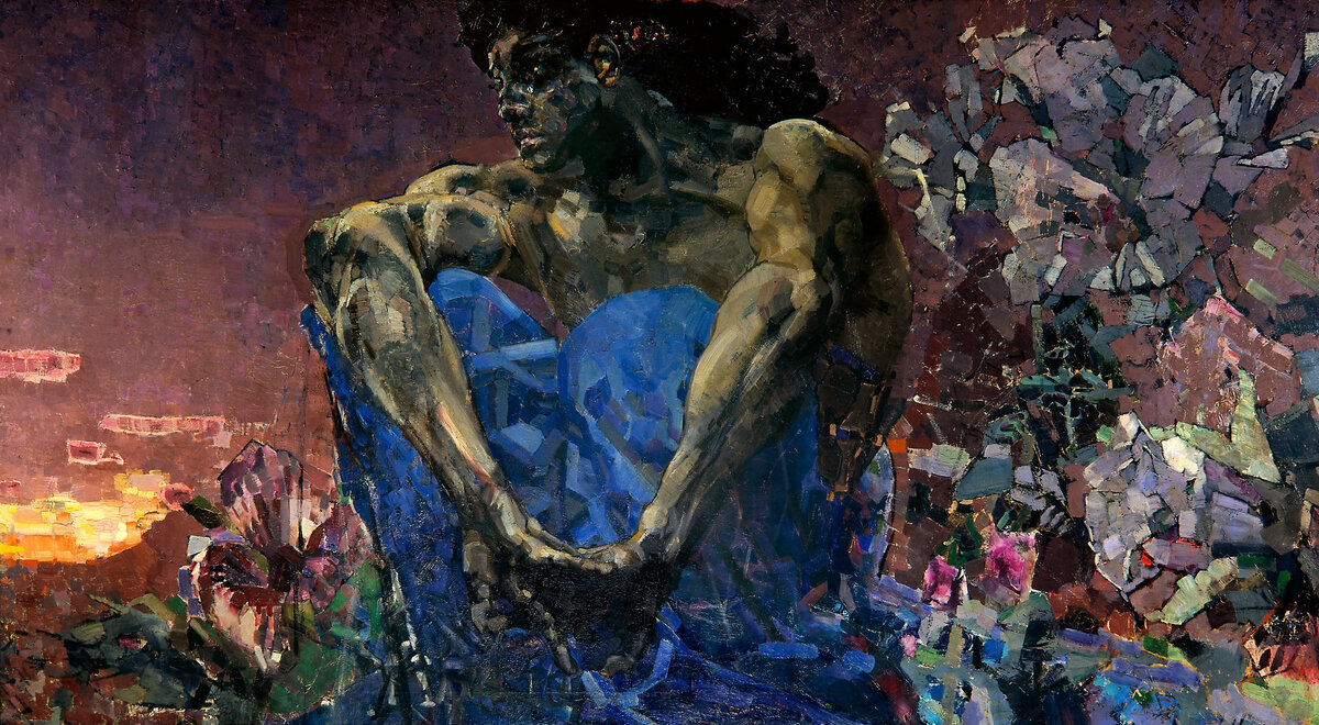 Михаил Врубель. Демон (сидящий). 1890