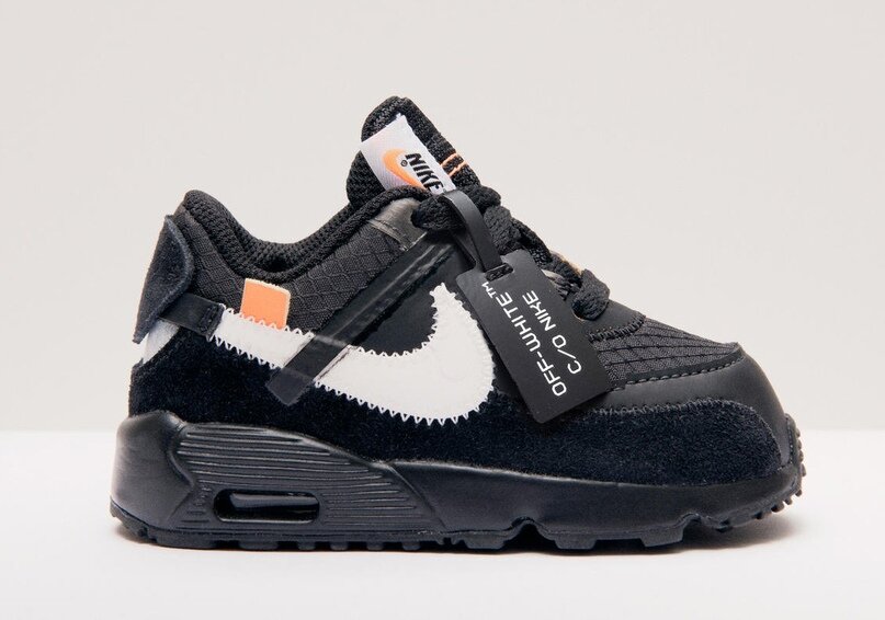 Air max 90 toddler hotsell off white