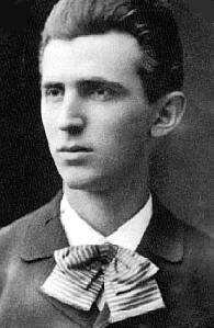 Молодой Никола Тесла. (23 года)