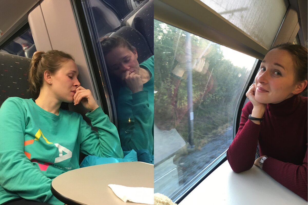 А это европейская сидячка. Не нашла фотографий минского поезда :)