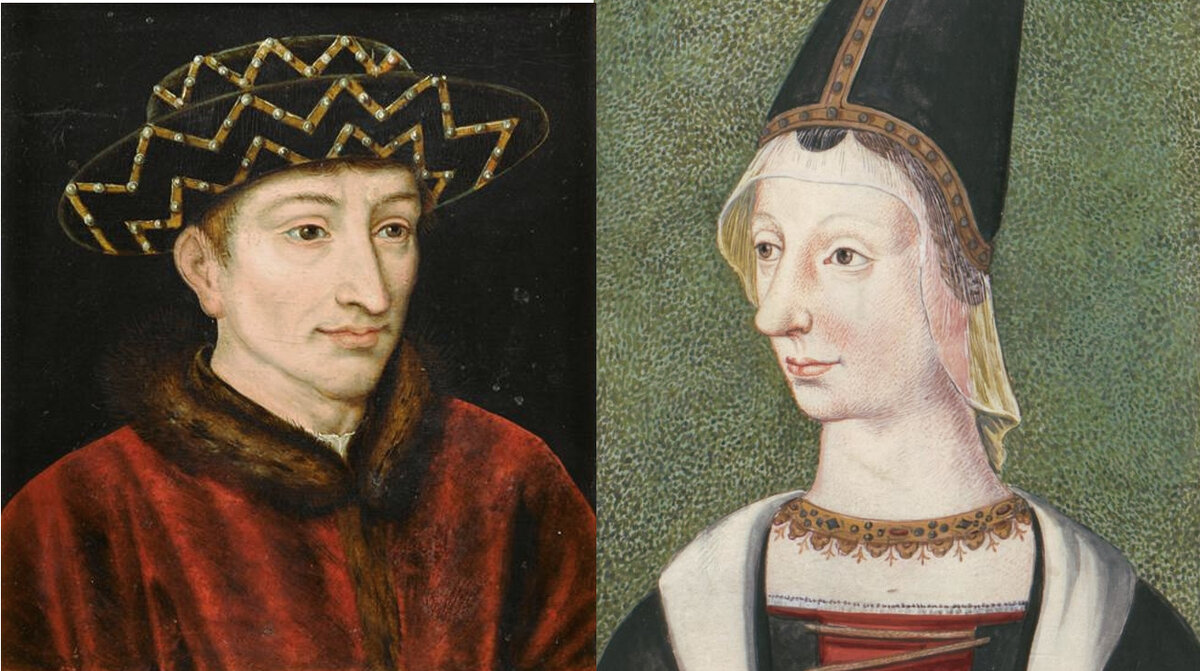 Карл VII и Мария Анжуйская - родители Людовика. Довольно милые люди