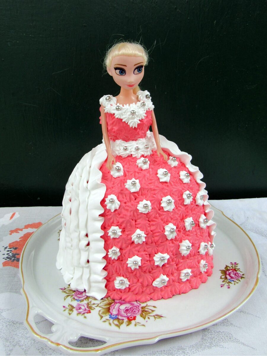Торт кукла барби