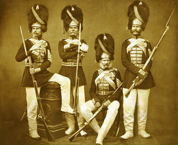 Солдаты из Роты дворцовых гренадер, 