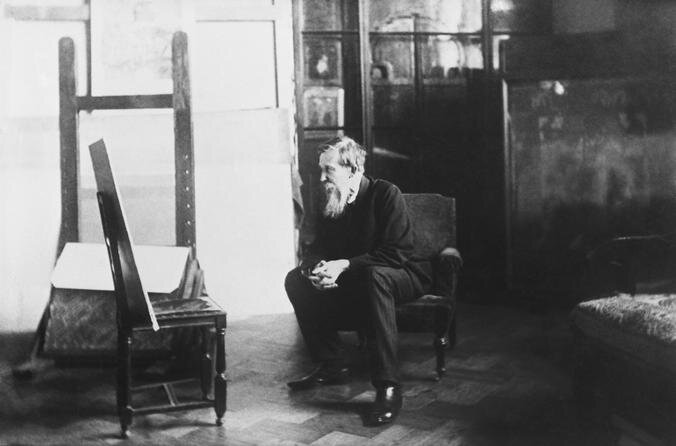 Художник Виктор Васнецов в своей мастерской
ФОТО: ИТАР-ТАСС