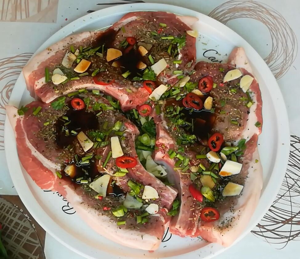 Маринование стейков