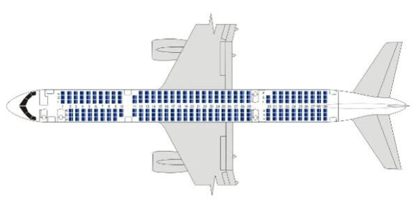 Боинг 757 200 расположение мест