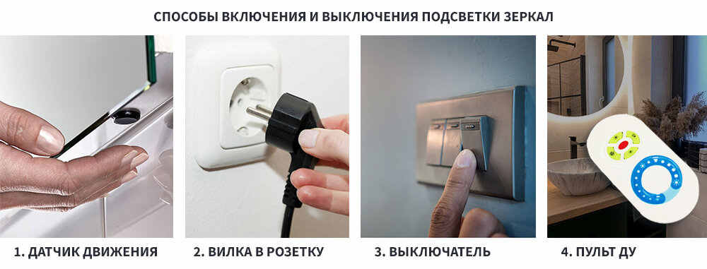 Как правильно подключать зеркало с подсветкой
