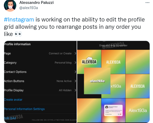 Источник: твиттер разработчика Алессандро Палуцци