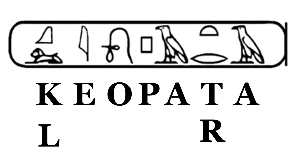 Расшифровка имени «Клеопатра»