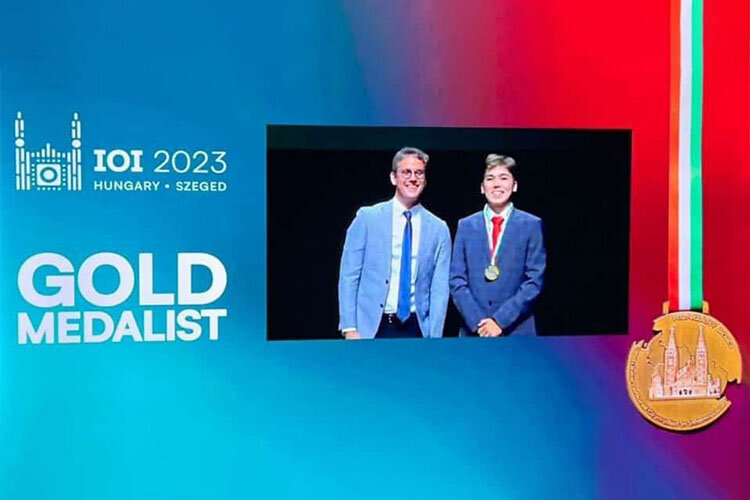    Гимран Абдуллин только закончил 9-й класс (хотя обычно в таких олимпиадах участвуют одиннадцатиклассники), и ему всего 15 лет Фото: пресс-служба Минпросвещения РФ