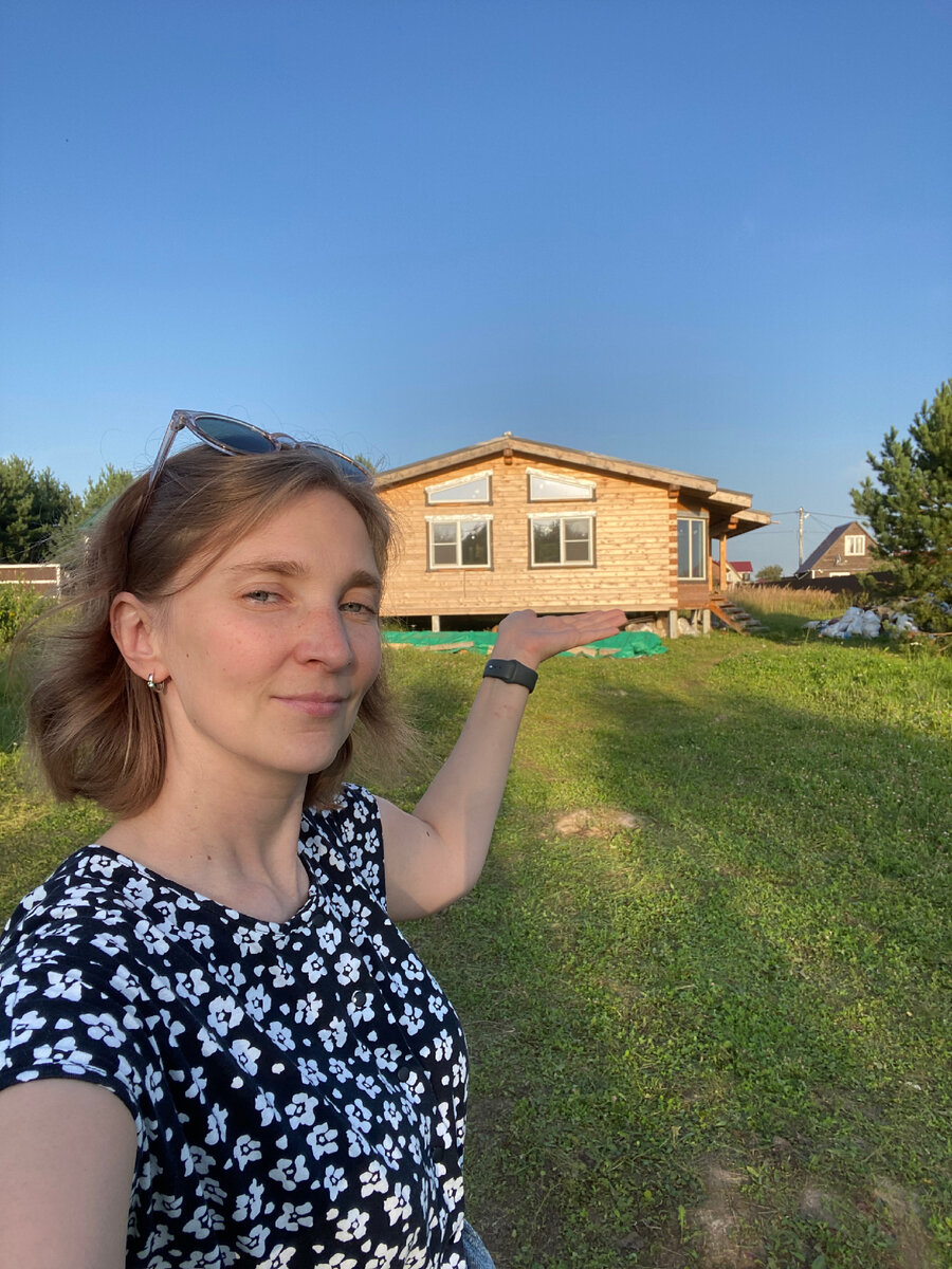 Знакомьтесь, наш сруб из бруса. 