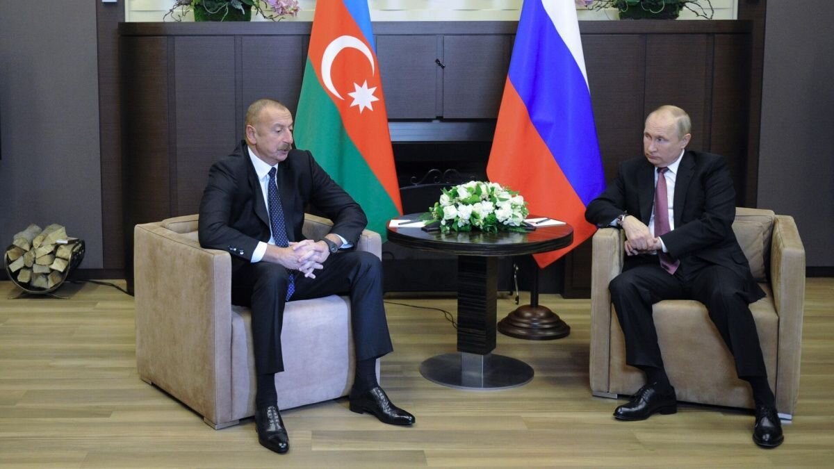     Ильхам Алиев и Владимир Путин. Источник: ria.ru Автор фото: Михаил Климентьев