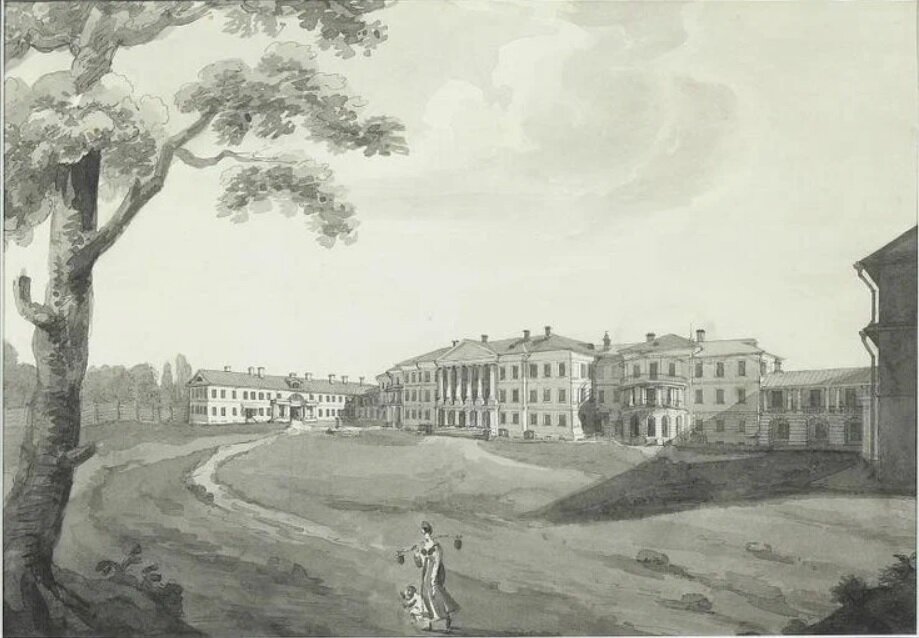 Усадьба Горенки при Н.Б. Юсупове. Фото с pastvu.com