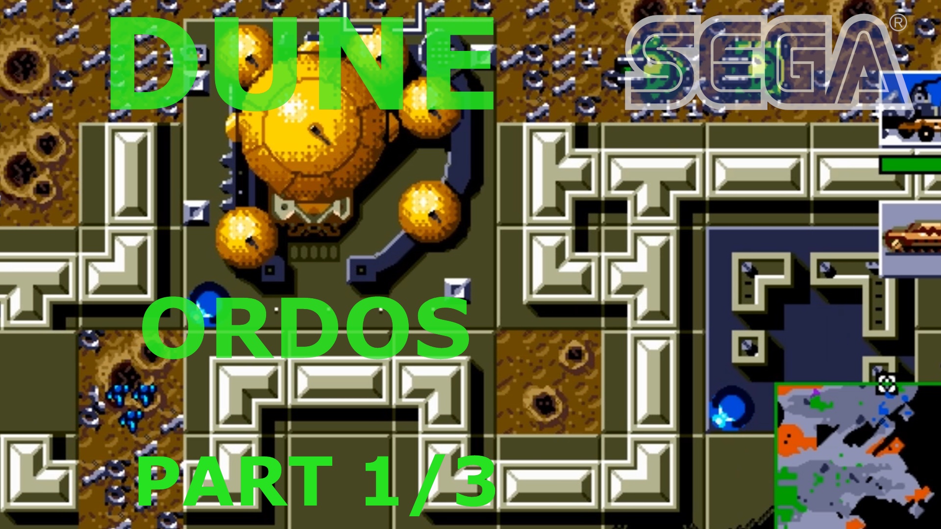 Dune: The Battle for Arrakis - Ordos (Green) (Sega Genesis) - Walkthrough  Part 1/3 Дюна: Битва за Арракис - Полное прохождение игры 1/3