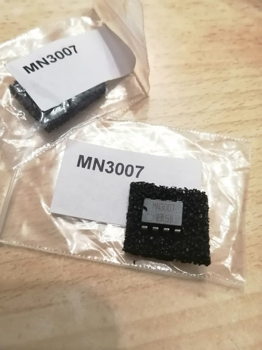 Практически исчезнувшие на сегодняшний день микросхемы MN3007. Анобта́ниум как он есть.