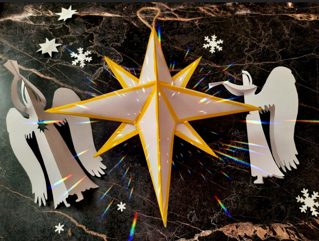 Рождественская звезда :: Детские поделки к Новому году