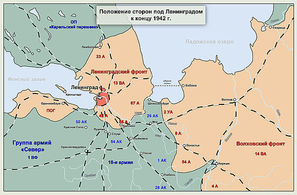 Блокада Ленинграда.