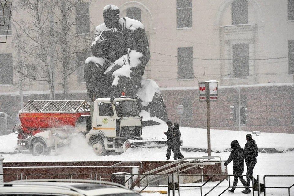     Обильные снегопады в 2023 году в Беларуси были пока довольно редки. Виктор ДРАЧЕВ