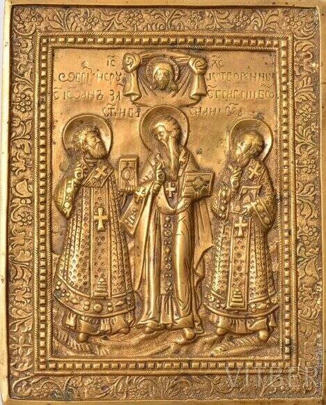 Медная икона